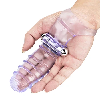 Finger Sleeve Vibrator G Spot Massage Clit Stimulate Female Masturbator Sex Toys For Women Lesbian Orgasm Adult Products 4
