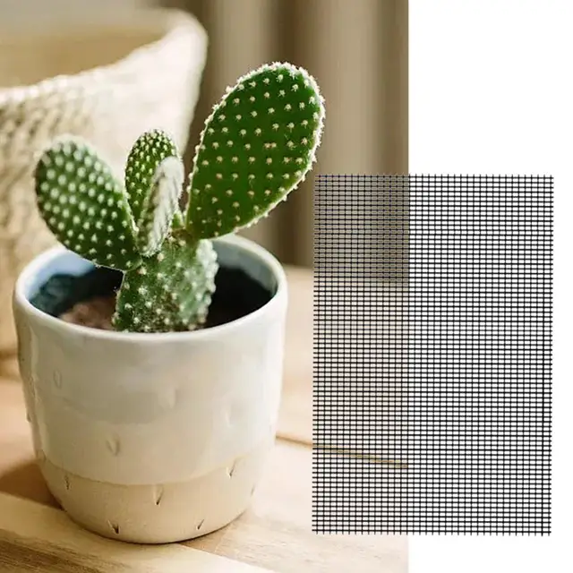 5Db Nagyszerű Háló Környezetbarát Lyuk Képernyő Lélegző Gyors Lefolyás 20X30Cm Növényi Edény Talaj Tartó Vízelvezető Nettó Szőnyeg