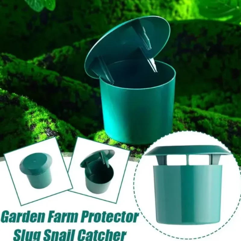 Animal Pest Repeller Gintrap Tools Slug House Snail Trap Catcher Snail Cage Garden Farm Protector Eco-friendly Reject - 5