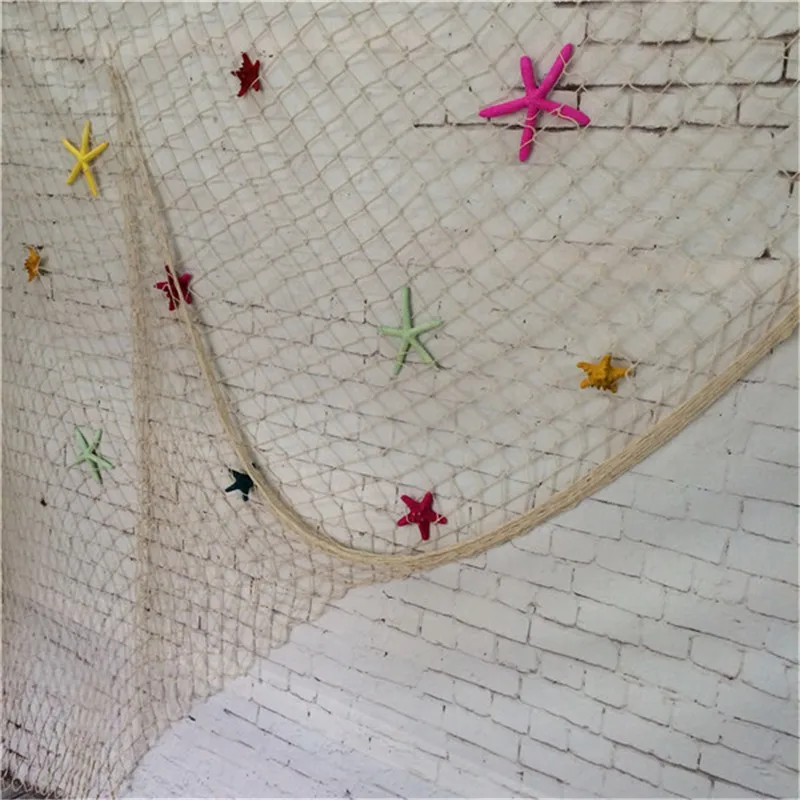 Party Decorative Fish Net Under The Sea Party Pirate Decoration Ornaments  Hanging Summer Beach Kids Birthday Party Decor
