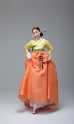 Hanbok – tissu importé de corée du sud, amélioration de la scène du mariage, sur mesure, nouveau 