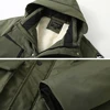 Winter Cargo Parkas Men Thick Fleece Jacket Coats Plus Size 13XL Camp Parkas Waterproof Casual Winter Long Jacket Male Big Size 6