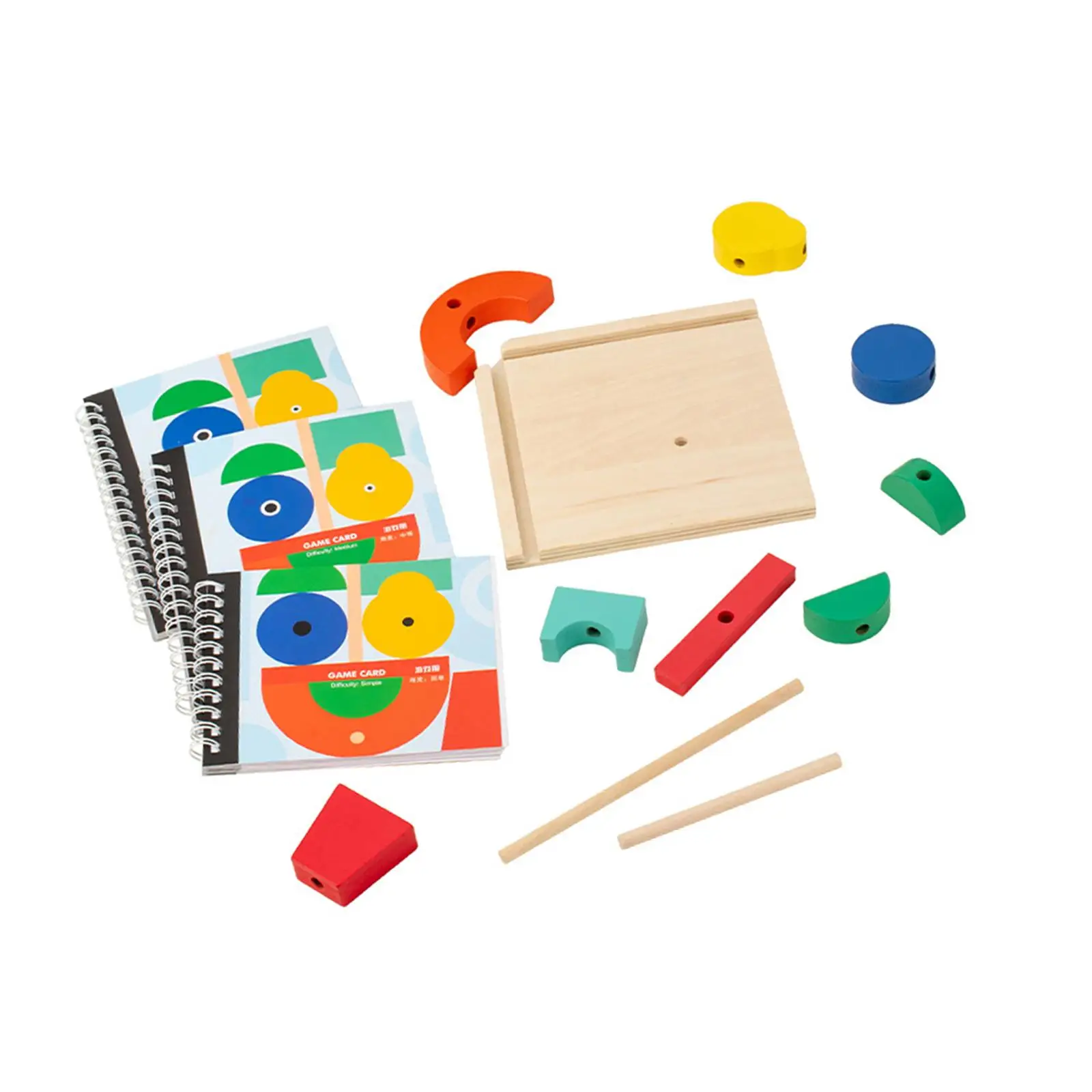 

Wooden Creative 3D Projection Space Blocks Shadow Matching Puzzle Early Education Assembly Toys for Boys Girls Birthday Gifts