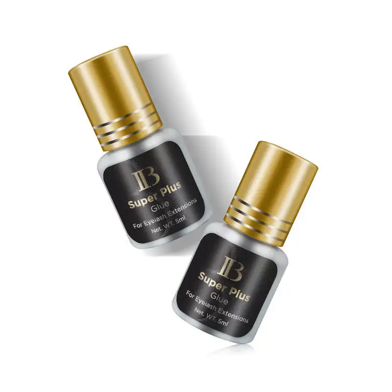 Eyelash Glue 2 Bottles I Beauty Super Plus Glue 1s Drying Adhesive Eyelash Extensive Super Bonder Korea Liquid Clear Health Makeup