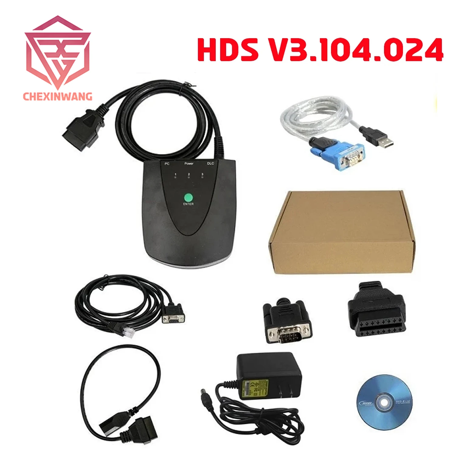 HDS V3.104.24 for Honda HDS HIM Diagnostic Tool with Double PC Board