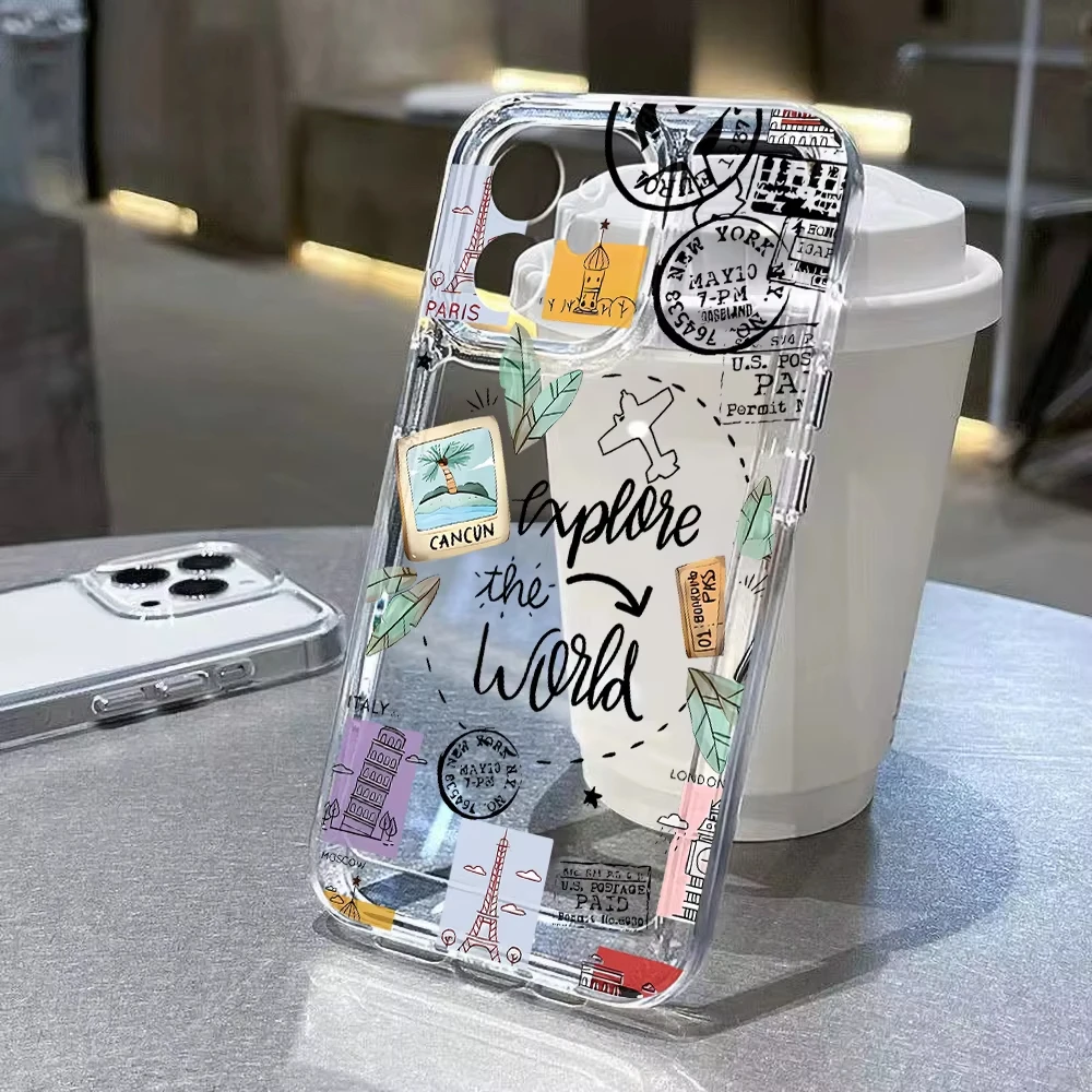 Adorable Cherry-Themed Soft Phone Case Cover