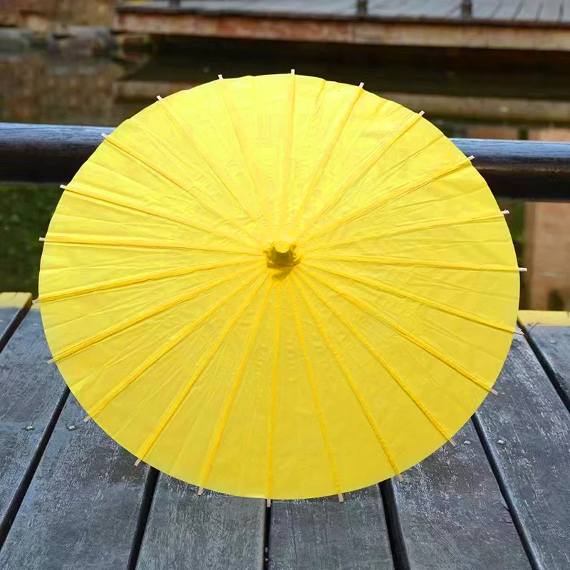 20//30/40cm Wedding Party Favor Paper Parasol Bamboo Umbrella Colorful Oil-paper Umbrella Bridal Shower Photo Prop Crafts Decor