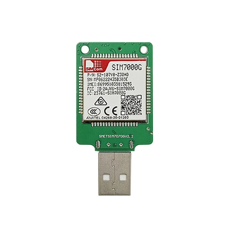 

SIMCOM SIM7000G USB Dongle USB LTE LTE CAT M1 eMTC nb-iot 4G SIM7000G Module Testing Kit LPWA+GSM+NBIOT+CAT-M