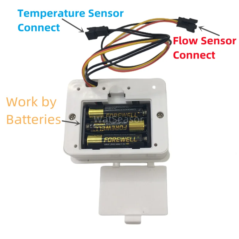 Sea Digital LCD Display For Water Flow Sensor Meter Flowmeter Totalmeter Temperature Measure flow meter water flow meter turbine flow meter digital turbine flow meter