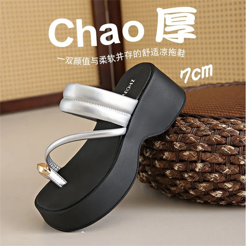 2025 nuevas zapatillas informales para mujer, Sandalias planas