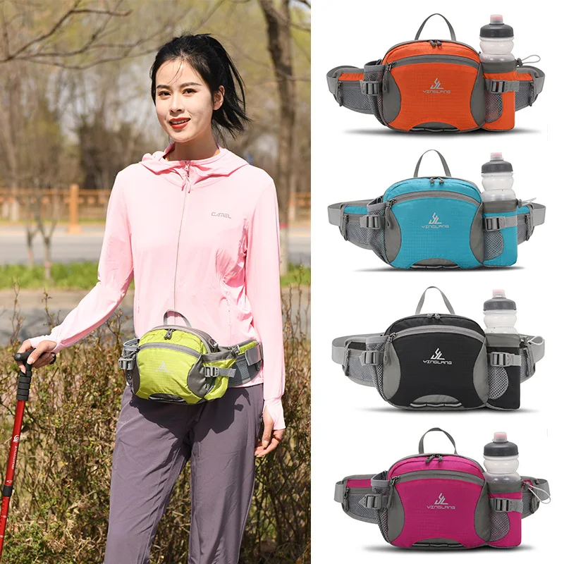 Multi-functional Sports Waist Pack Outdoor Ultra-light Waterproof Hiking Running Cycling Climbing Single Shoulder Crossbody Bag
