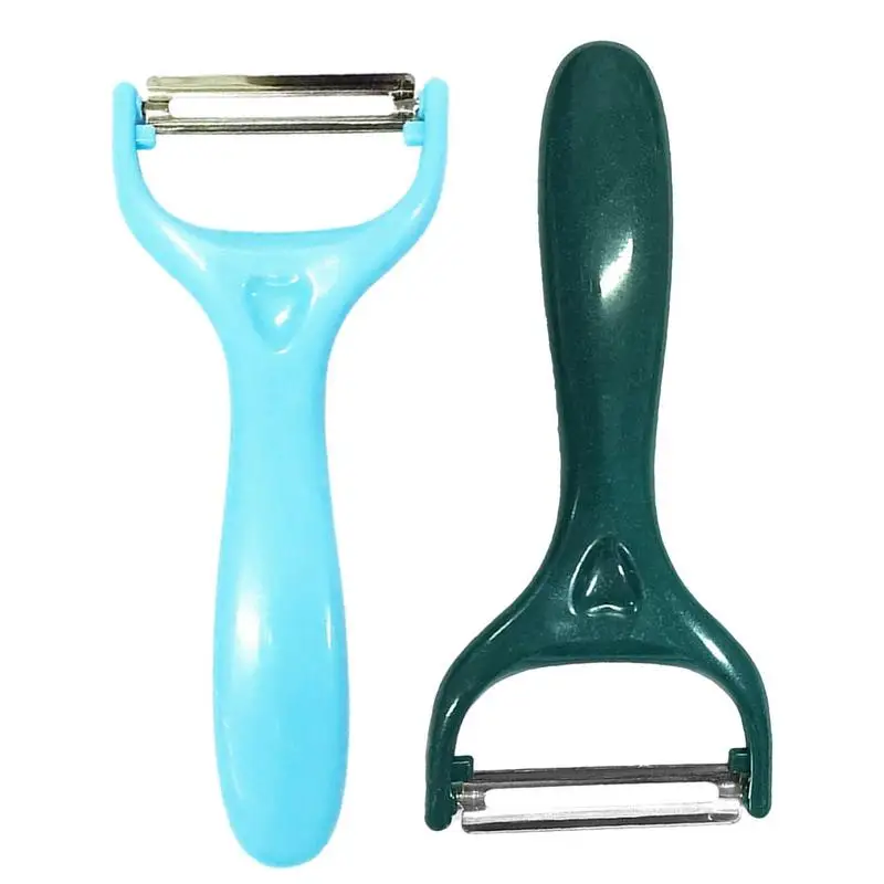 

Овощечистка из нержавеющей стали 2 шт., портативные кухонные аксессуары, практичная ручная Чистка