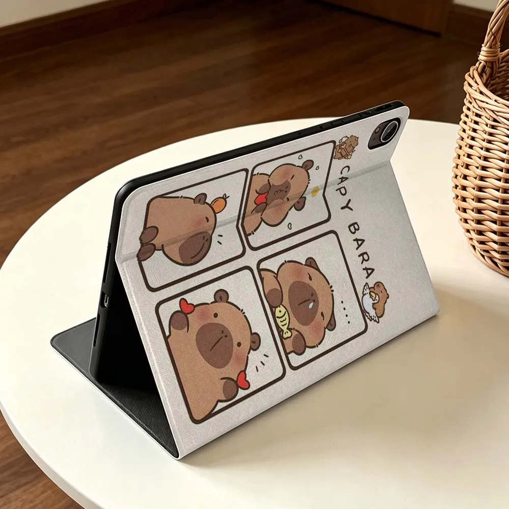 Cartoon Capybara Art Gift Soft Tablet Case