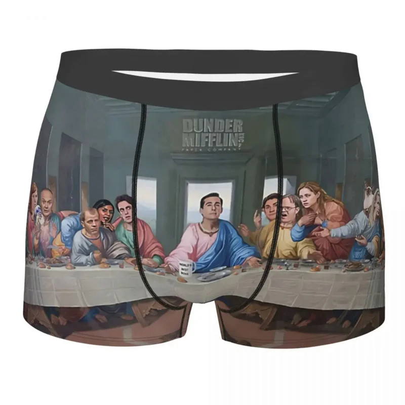 

Michael Scott The Office The Last Supper Edition Underpants Breathbale Panties Men's Underwear Comfortable Shorts Boxer Briefs