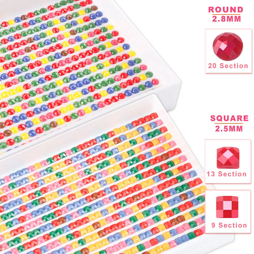 Huacan-カエルのダイヤモンドの絵,完全な5D刺painting,正方形