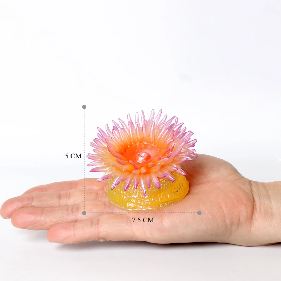 Realistic Coral Sea Anemones Educational Miniature Collection