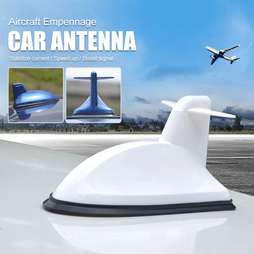 

Car Antenna Cover Aircraft Empennage Antenna Adhesive Base Carbon Fiber Shark Fin for BMW Toyota Hyunda Volkswagen Kia Nissan