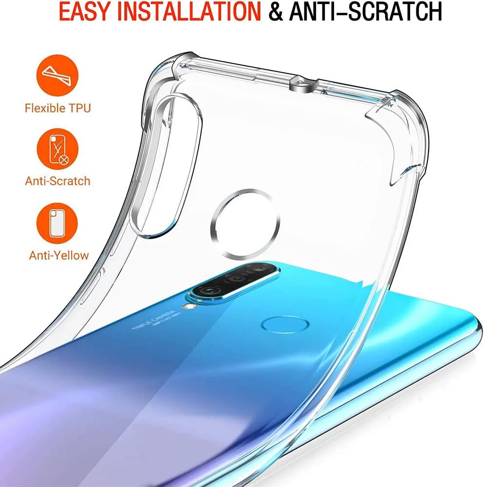 Фото Прозрачный чехол для телефона Huawei P30 Lite P30 Pro P20 Pro P20 Lite противоударный чехол для Huawei P20 P30 чехол №2