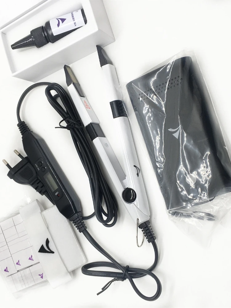 V light system the best selling tape hair extension tool in 2022 V light hair extension machine system hair extension set 6
