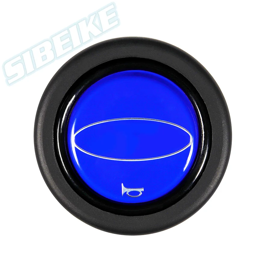 Universal Car Styling Horn Button Brand LOGO Racing Car Steering Wheel