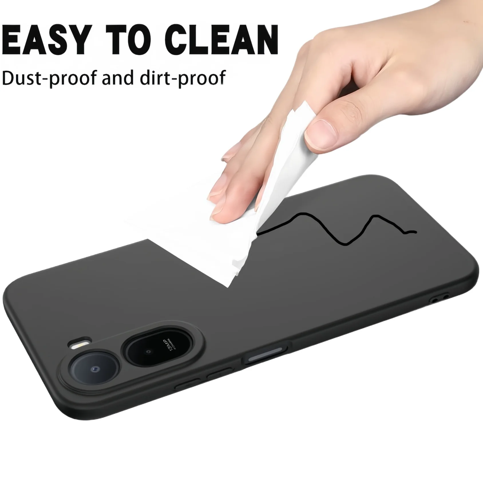 Noble Fashion Solid Colour Shockproof Protective Liquid Silicone Case