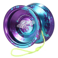 LESHARE Yoyo Ball Aluminum String Trick YoYo Balls Competitive Yo Yo Gift with Bearing Strings and Gloves Classic Toys 2