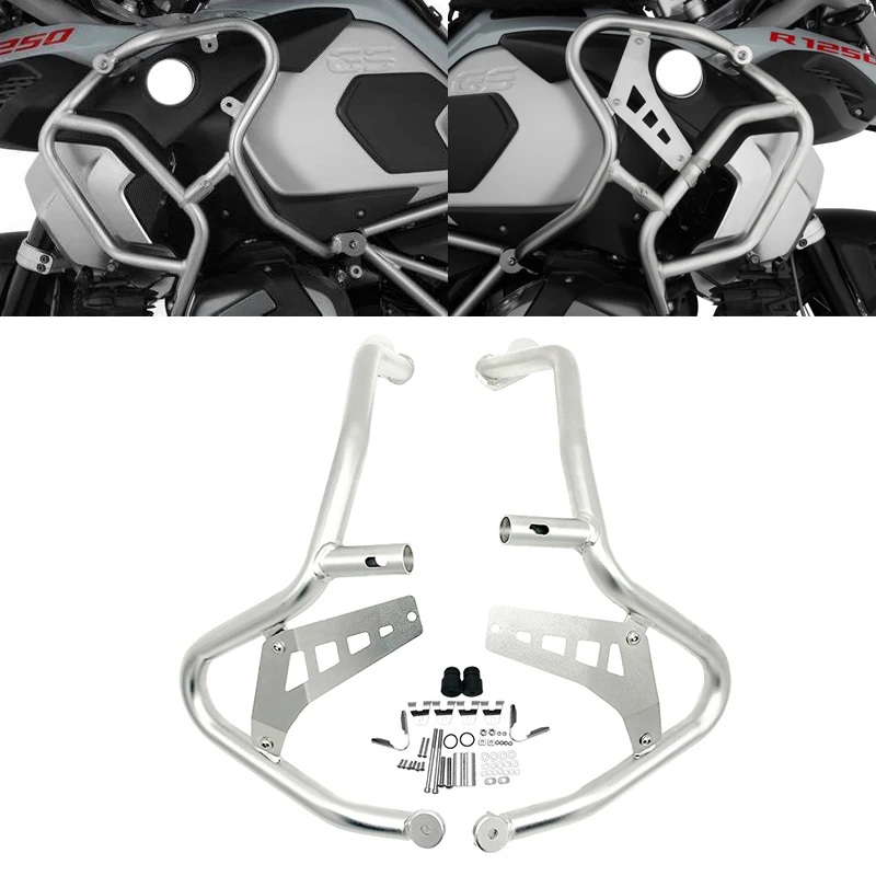 Stainless steel R1250GSA Engine Crash Bar Extension Bumper For BMW R1250GS Adventure R 1250 GS LC ADV