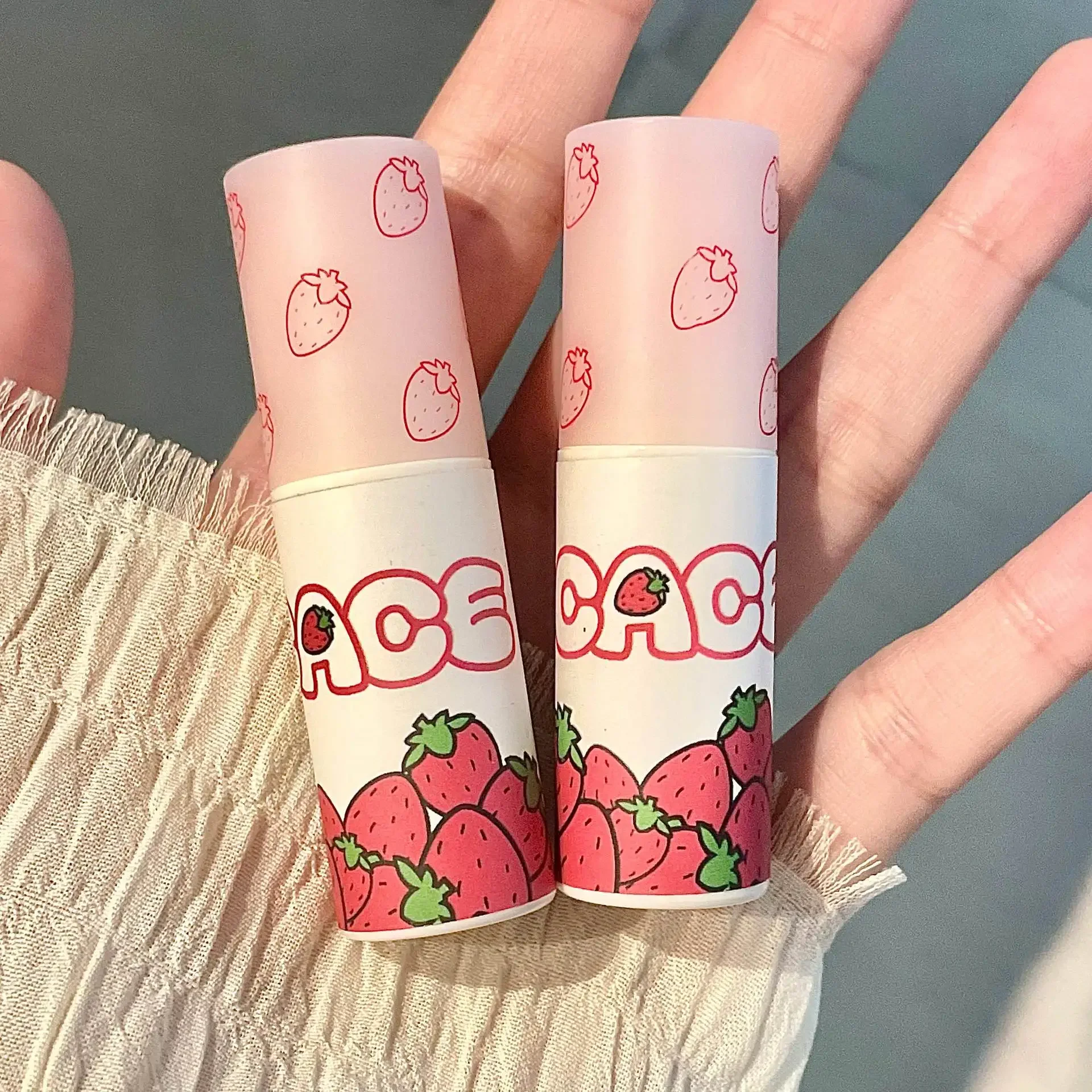 6 Color Lip Glaze Matte Liquid Lipstick Strawberry Waterproof Velvet Nude Red Lip Mud Cheek Rouge Tint Cosmetics lip makeup lip glaze lip tint makeup cheek blusher lip gloss lip lacquer lip stain