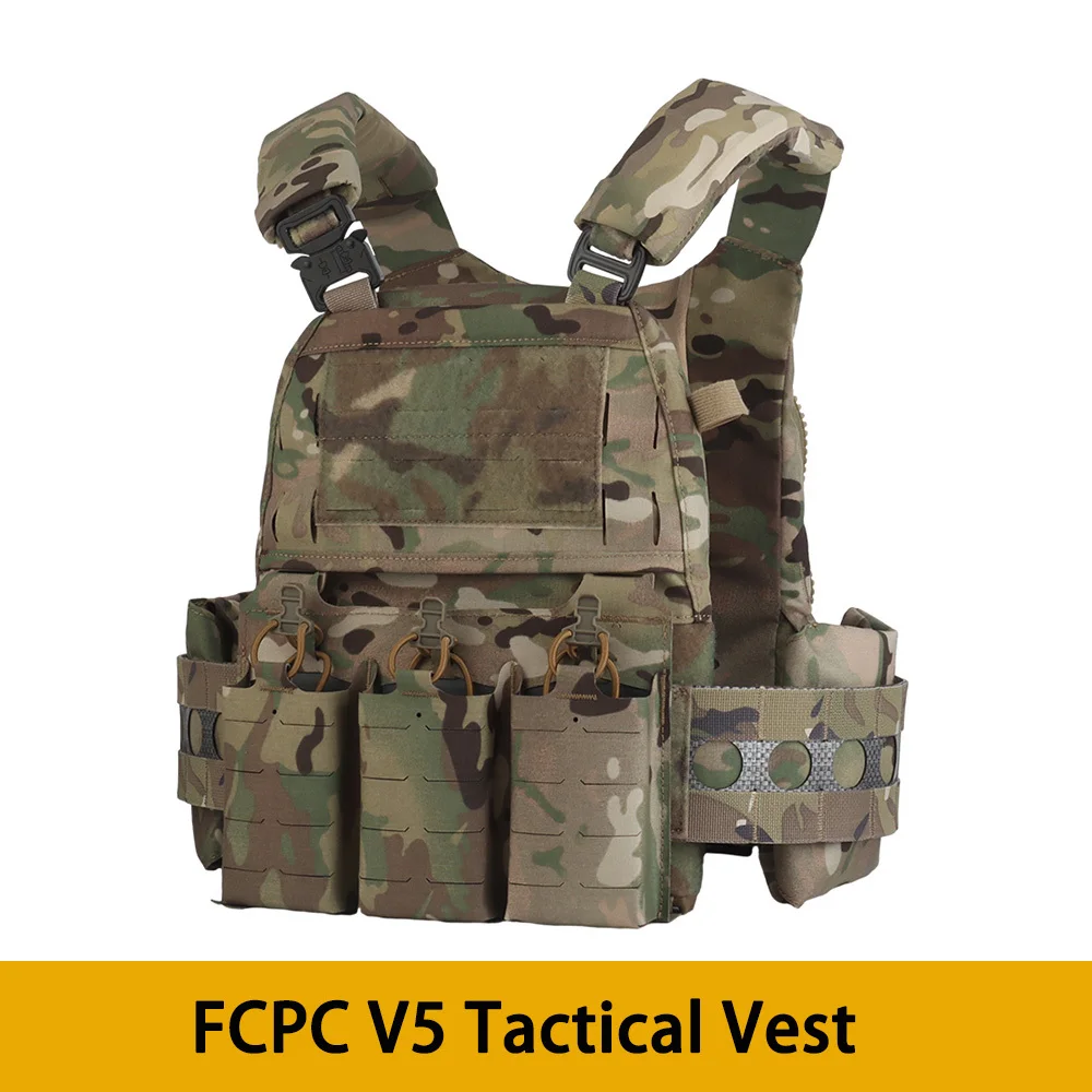 Pochette Panneau Arrière Zippée Style FERRO Pour Gilet Tactique Fcpc V5 Paintball