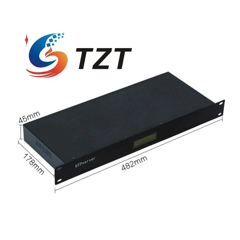 TZT MA-802/G 네트워크 타이머 서버, NTP 타이머 서버, GPS 타이밍, 30m 안테나 지지대