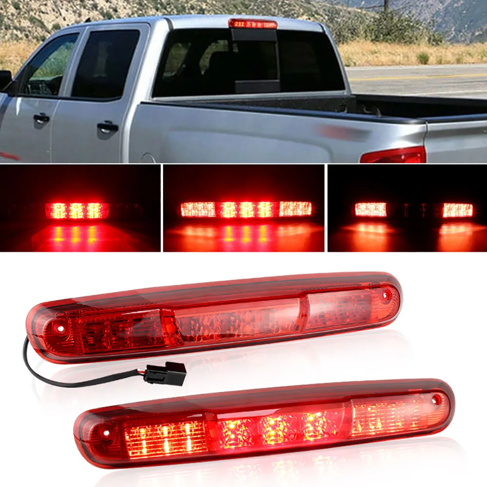 

1Pcs Car Rear Third 3rd Brake Stop Light Tail Lamp for Chevrolet Silverado 1500 2500 3500 GMC Sierra 1500 2500 3500 GM25890530