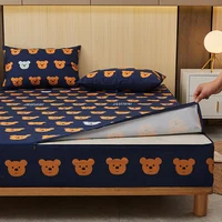 Waterproof Mattress Cover with Zipper Six-Sided Bed Bug Proof Mattress Encasement Customized Size Fitted Sheet Cute Bed Cover 4