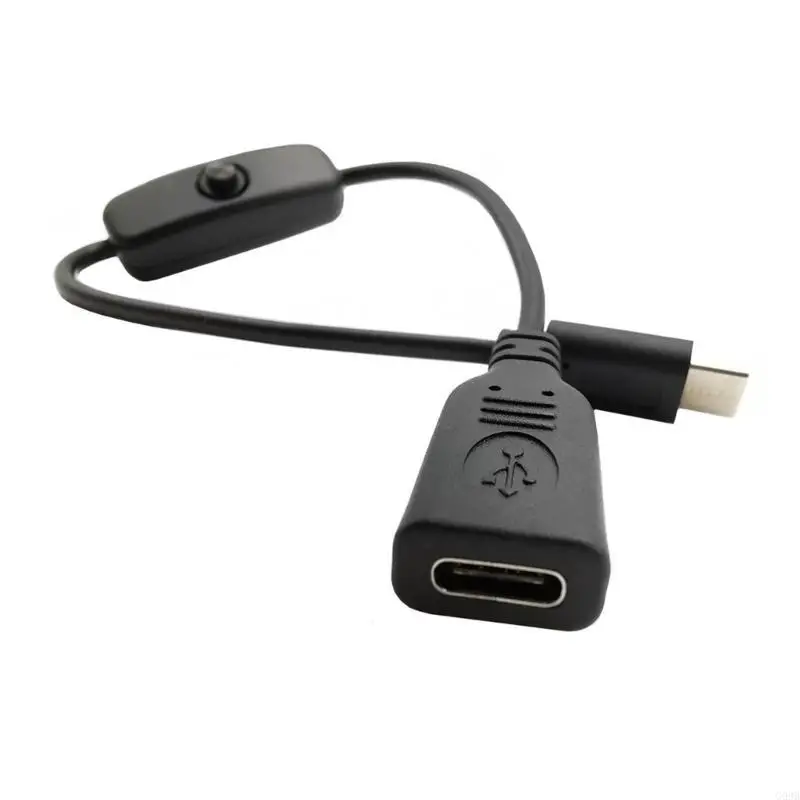 G99B USB C 전원 연장 케이블 30cm 유형 C 충전용 충전 연장 코드