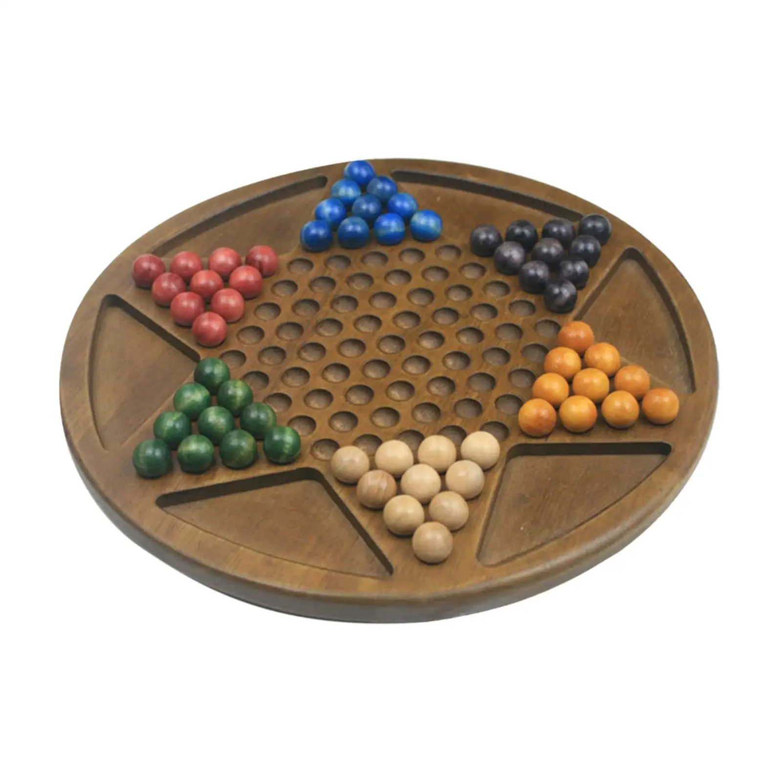 Chinese Checkers Fun Game Toy for Ages 6+ Handcraft 13.78 Inches Board Games