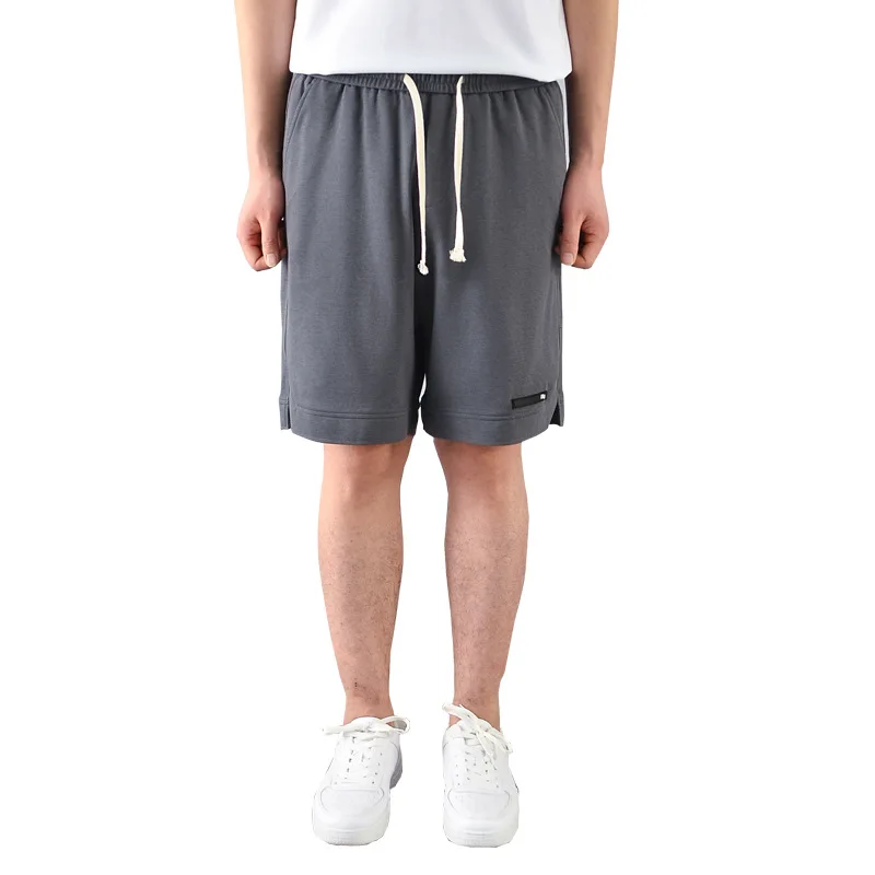 2022 Spring and Summer New Casual Shorts Sports Pants Men's Solid Color five-point Pants Beach Pants Men's Fashion Shorts