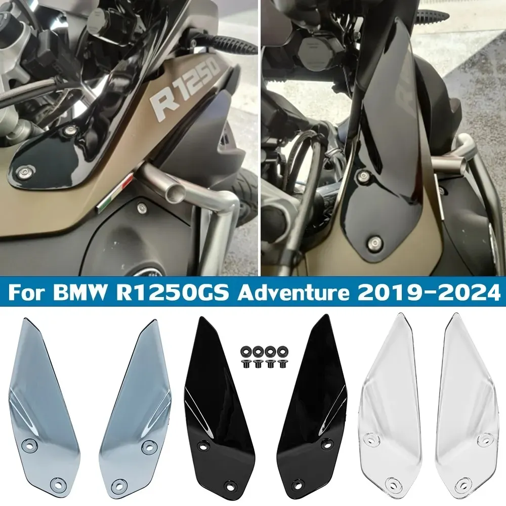 R1200gs Adventure Voorruit Zijpaneel Deflector Luchtstroom Handschild Beschermer Voor Bmw R1200 R1250 Gs Adv 2014-2024