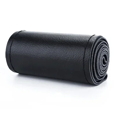 DIY Soft Fiber Leather Steering Wheel Covers Universal Braid Car Interior Accessories steering wheel cover