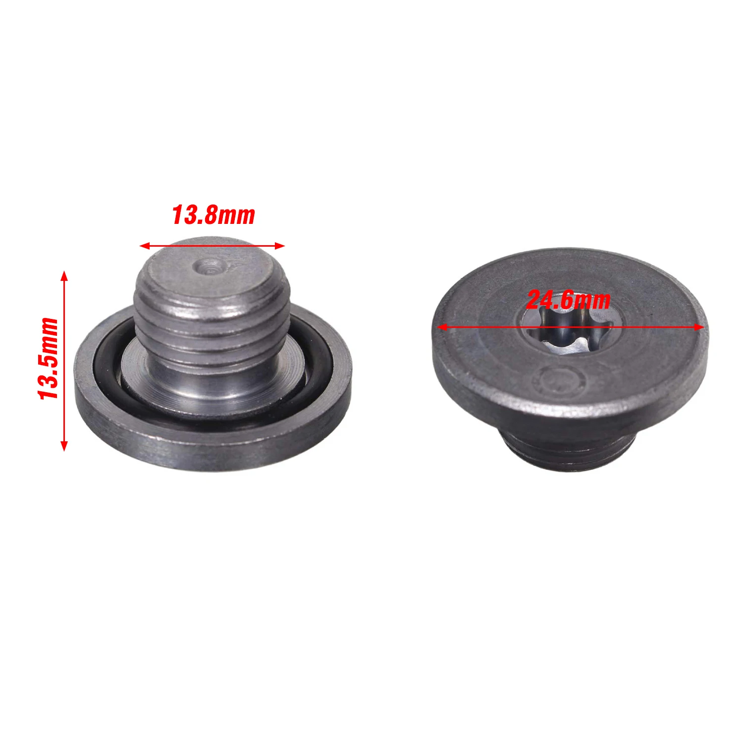 5 pz 90502556 93177277 Auto Motore Coppa Olio Tappo di Scarico Coppa Vite Bullone Per Opel Vauxhall Astra JH Corsa BC Auto Motore usura parti - Image 2