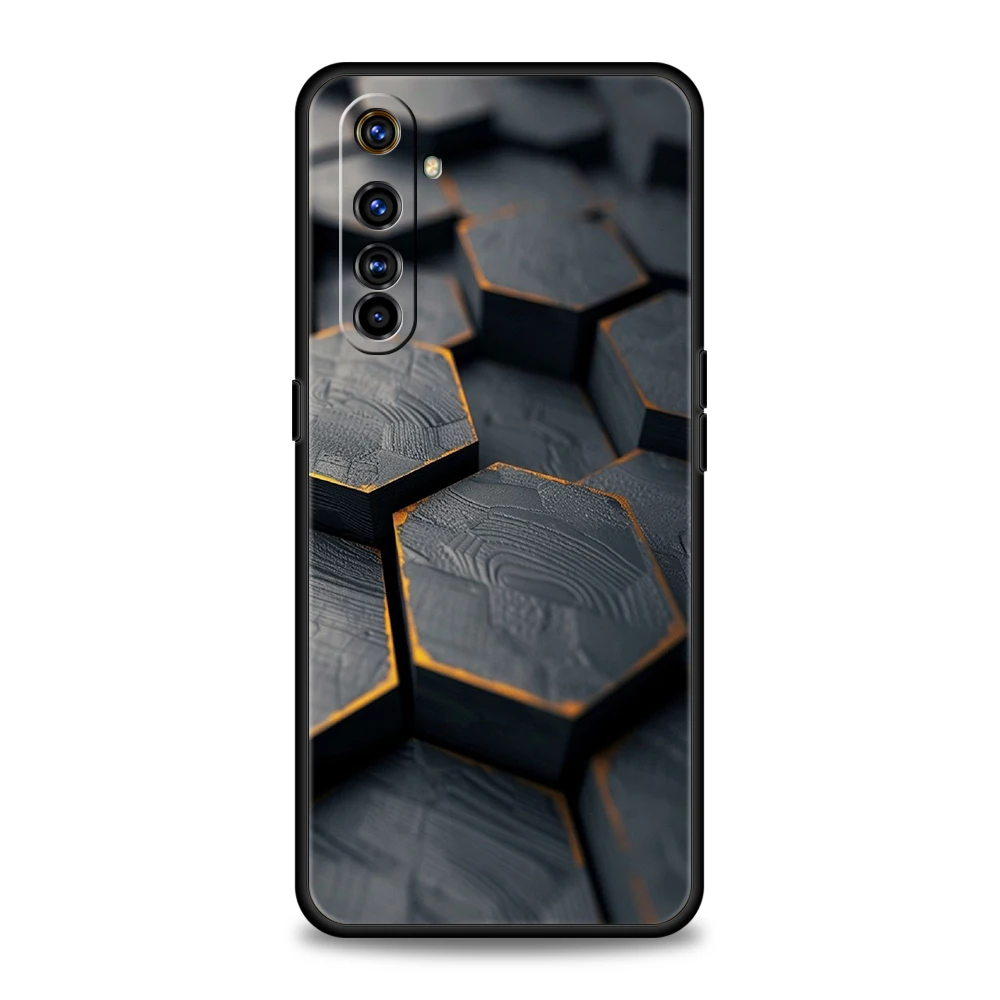 Stylish White Honeycomb Soft TPU Phone Case Cover