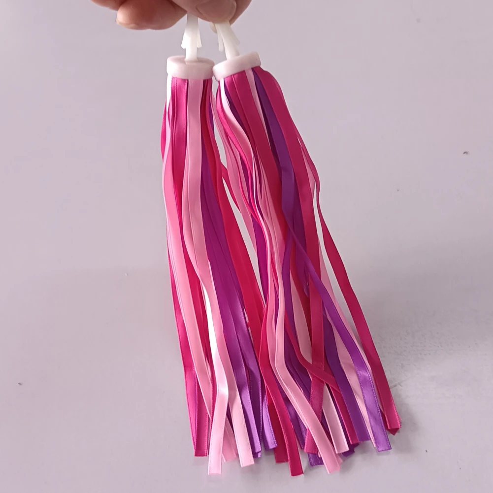 2pcs Bicycle Handlebar Color Tassel Streamers Children Balance Bike Decor Ribbon bicycle handlebar,bike accessory