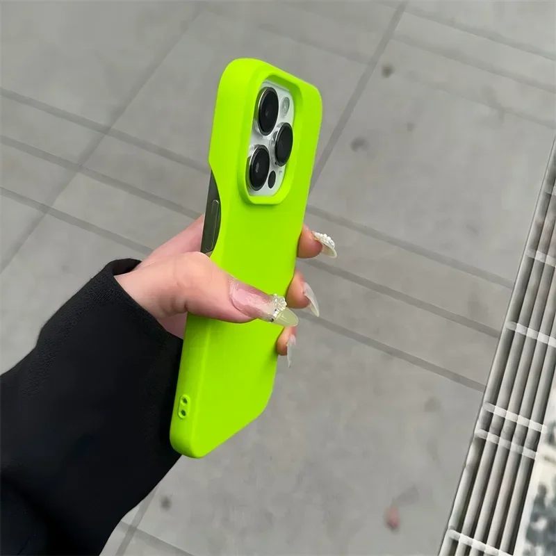 Custodia per telefono in silicone liquido morbido alla moda per iPhone 11 12 13 14 15 16 Pro Max 16 Plus Custodia antiurto con paraurti posteriore_voghion.com