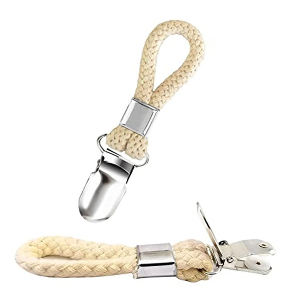 

Braided Cotton Loop Metal Towel Clips Household Bedroom Dormitory Organize new