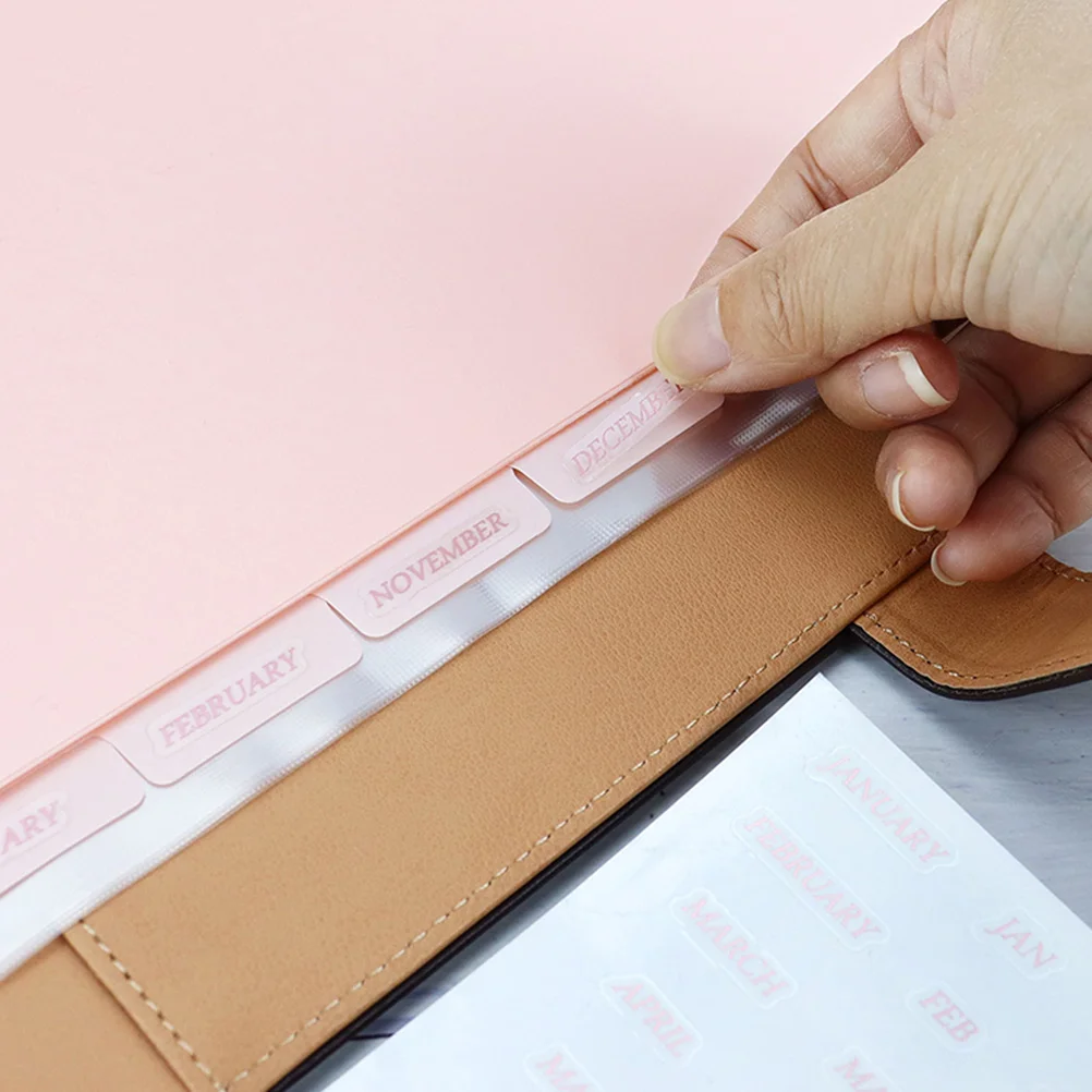 8 Sheets BinderDividersPageDividers Office Binder Pages Binder A4 Size Binder Dividers Index Page Notebook Page Divider