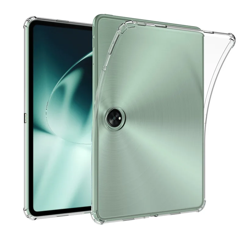 Ultra Slim Silicone Leather Shockproof Protective Case for Tablets (11.61) - Transparent