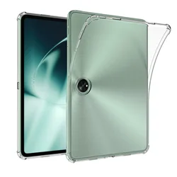 Ultra Slim Silicone Leather Shockproof Protective Case for Tablets (11.61) - Transparent (Transparent)