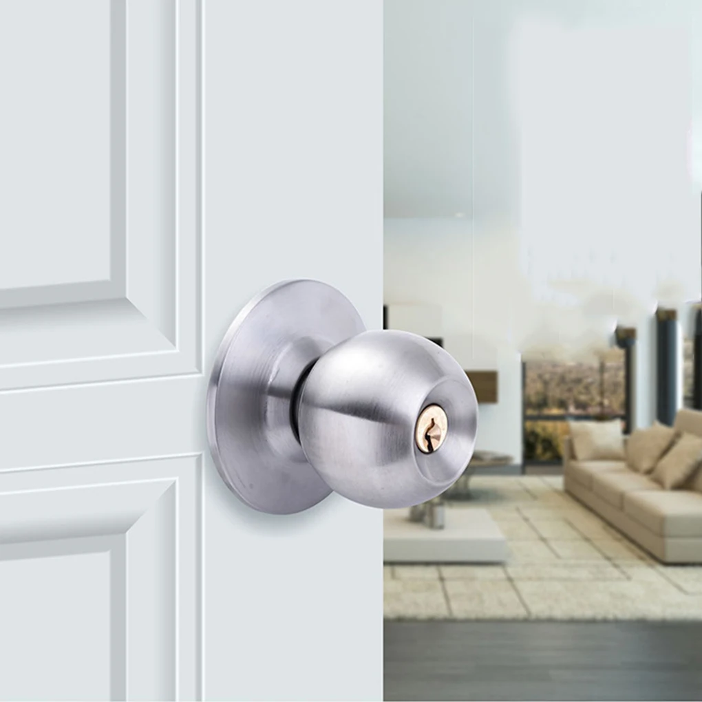 Hardware com 3 chaves, Round-shape Locking Gear, preto, sala de estar