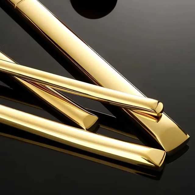 30 pezzi set di stoviglie in oro posate in acciaio inossidabile coltello forchetta da tè cucchiaio da caffè posate lavabili in lavastoviglie stoviglie da cucina 5