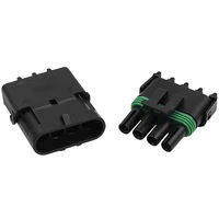 4Pin 2.5mm GM Automotive Weather Pack Waterproof Connector Male Female Plug Socket DJ3042Y-2.5-11/21  For GM 3