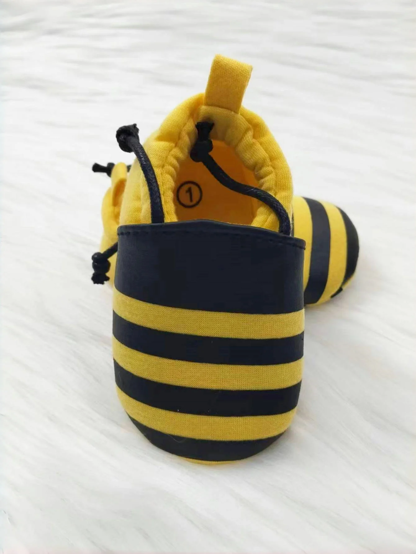 Yibubu Yellow Baby Shoes Create Cartoon Bee Baby Boy Shoes Infant Solft Sole, Baby Girl Soft Unisex Toddlers First Walker 2