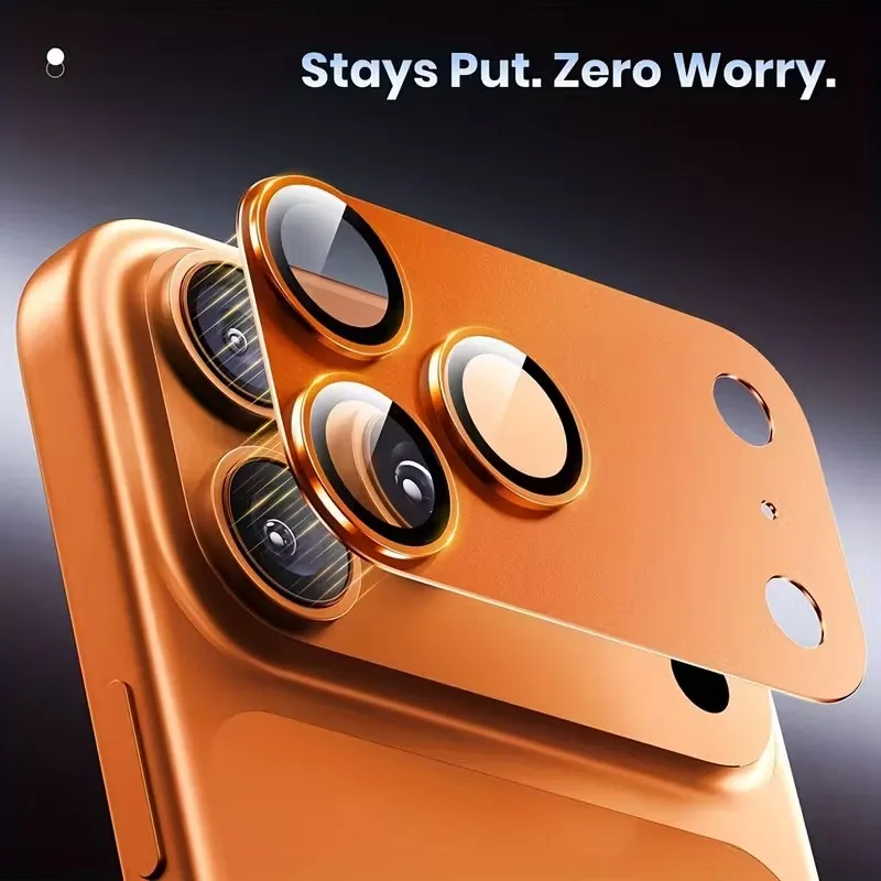 Premium Metal Glass Camera Lens Protector - Enhanced Lens Cover Accessories